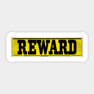 Yellow and black Reward Sticker